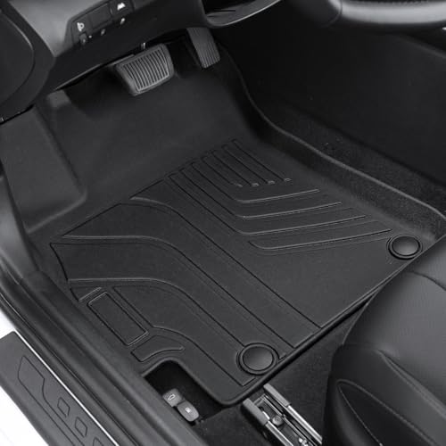 Floor Mats for Hyundai Elantra Gas 2021-2026, All Weather Floor Mats Trunk Cargo Liner and Door Sill Guards Accessories, Full Coverage Set (Not fit Hybrid Models) - size: For Hyundai Elantra | 2021-2026