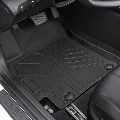 Floor Mats for Hyundai Elantra Gas 2021-2026, All Weather Floor Mats Trunk Cargo Liner and Door Sill Guards Accessories, Full Coverage Set (Not fit Hybrid Models) - size: For Hyundai Elantra | 2021-2026