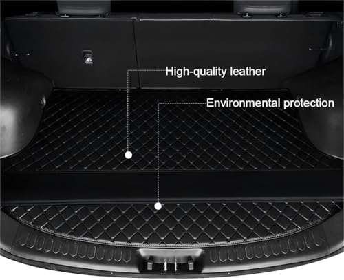 Custom Making Trunk Mats Cargo Mats Fit for 99.9% Sedan SUV All Weather Protection Leather Liners Trunk Mat Cargo Liners (Gray) - color: Gray