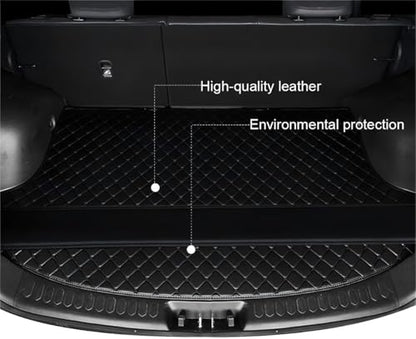 Custom Making Trunk Mats Cargo Mats Fit for 99.9% Sedan SUV All Weather Protection Leather Liners Trunk Mat Cargo Liners (Gray) - color: Gray