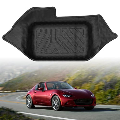 Mixsuper Cargo Liner for Mazda MX-5 MX5 Miata 2016-2025, Trunk Mat for MX5 Miata Accessories Cargo Mat Rear Trunk Liner Black - size: Fit for Mazda MX-5 Miata | 2016-2025