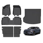 Hutisya-Floor Mats & Cargo Liner Set Fit for 2024-2026 Chevy Equinox EV (Non Fuel) All Weather Protection Anti-Slip & Durable TPE Full Set Liners Automotive Chevrolet Equinox EV Accessories-Black - style: 10)For Equinox EV 2024-2026 Full Set