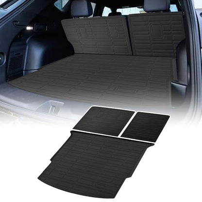 Cargo Liner Compatible with 2019-2026 Chevy Blazer Trunk Mat Cargo Mat Back Seat Cover Protector (Backrest Mats+Trunk Mat)