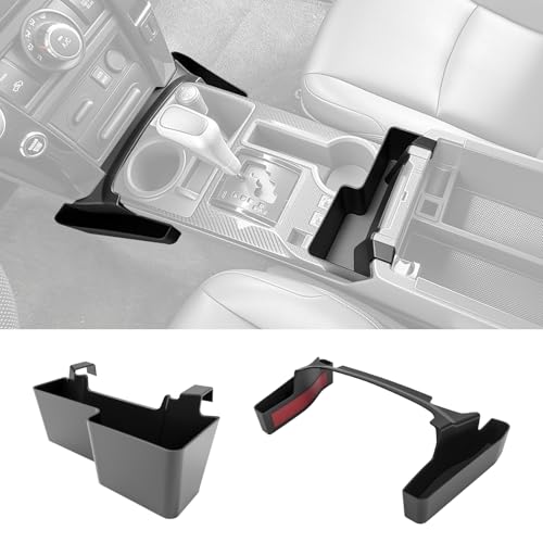 Center Console Organizer for 2010-2024 Toyota 4Runner Upgraded Hanging Armrest Box Extra Storage Gear Shift Side Tray for 4 Runner Interior Accessories(Fit 10-24/Hanging+Shifter Organizer) - color: 10-24 Hanging+Shifter Organizer