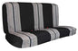 Leader Accessories Saddle Blanket Black Seat Protector - Full Size Pickup Trucks Solid Bench Seat Cover - Universal Work Ford Dodge Chevy Truck with Bench Seats