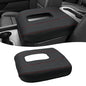 Center Console Cover for Chevy Silverado 1500 Accessories & GMC Sierra 2019-2026, Yukon & Tahoe & Suburban 2021-2026, Bucket Seat, PU Leather Armrest Middle Console Cover, Black-Red Stitch - color: Black red