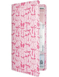 Mymazn Car Registration and Insurance Holder, PU Leather Glove Box Car Organizer with Magnetic Closure, Car Document Holder for Driver's License & Essential Documents (Pink) - color: Pink