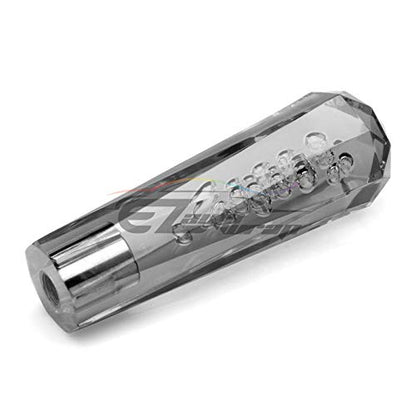 EZAUTO WRAP Shift Knob Stick Crystal Transparent Bubble Gray Throw Gear Shifter 15cm - color: Gray, size: 15cm