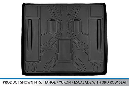 SMARTLINER All Weather Custom Fit Cargo Trunk Liner Floor Mat for 2007-2014 Cadillac Escalade