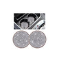 Bling Car Cup Holder Coaster, 2PCS 2.75 Inch Crystal Rhinestone Anti Slip Vehicle Drink Cup Mat for Women Girls, Auto Interior Embedded in Ornaments. Universal Fit (Golden Diamond) - color: Golden Diamond