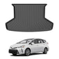 Mixsuper Custom Fit Cargo Liner for 2012-2017 Toyota Prius V, All Weather Rear Cargo Mat Trunk Liners Tray Black - size: Fit for Toyota Prius V 2012-2017