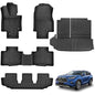 KARPAL Floor Mats Fit for Toyota Highlander 2020-2026 7-Seater (NOT Fit Grand Highlander), Custom Fit All Weather TPE Floor Liners, 1st & 2nd Row & Cargo & Backseat Mat, Highlander Accessories - style: 2020-2026 | For Toyota Highlander | 1st & 2nd Row & C