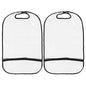 Kick mats Back seat Protector, 2Pcs Seat Back Cleaning Cover,Car Truck SUV Thicken Seat Back Protector Transparent Cover Child Baby Kick Mat Clean Keep