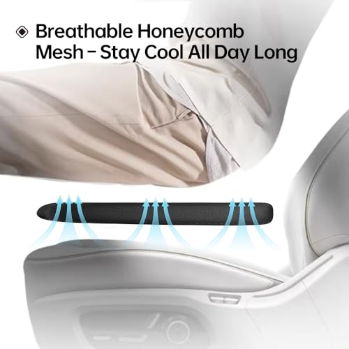 2Pack Lumbar Support Pillow & Seat Cushion for Car, Breathable Mesh, Wear-Resistant, Ergonomic Design, Back and Waist Support, Hip Cushioning, Comfortable for Long Time Driving and Sitting - size: Style A Lumbar Support & Cushion Combo