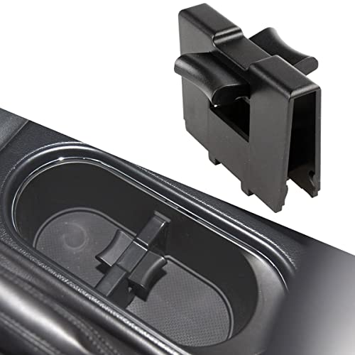 Cup Holder Divider Compatible with Subaru Forester 2014 2015 2016 2017 2018 2019 Year, 92118AJ000 92118AJ001 Black