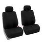 FH Group Striking Striped Car Seat Covers - Universal Fit, Washable Seat Covers for Cars, SUVs, Vans, Sedans, Black, Front Set - color: Black, size: Front Set