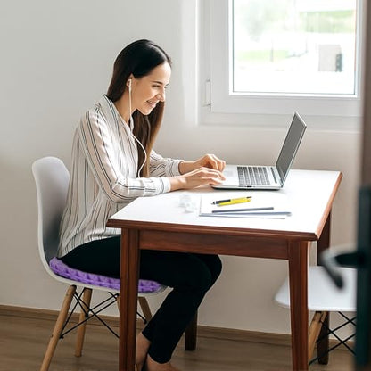 AceOrbit 3 Pack Gel Seat Cushion for Long Sitting Pressure Relief Gel Chair Cushions for Hip Pain, Soft & Breathable Comfy Cushion for Office Chair, Wheelchair & Car