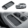 BIBIBO for 2026 Palisade Silicone Charging Mats 2026 Hyundai Palisade (SE, SEL, SEL Convenience, SEL Premium, XRT Pro, Limited, Calligraphy) Center Console Insert Wireless Charging Mats - color: Black-Charging Mat