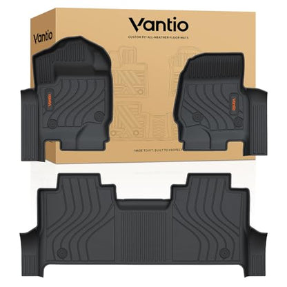 Floor Mats for 2017-2025 2026 Ford F250 F350 F450 F550 Super Duty Crew Cab, Front Bucket Seats with Rear Under-Seat Fold-Flat Storage, Custom Fit All Weather TPE Floor Liners - size: 2017– 2026 Ford F250 F350 F450 F550