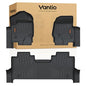 Floor Mats for 2017-2025 2026 Ford F250 F350 F450 F550 Super Duty Crew Cab, Front Bucket Seats with Rear Under-Seat Fold-Flat Storage, Custom Fit All Weather TPE Floor Liners - size: 2017– 2026 Ford F250 F350 F450 F550