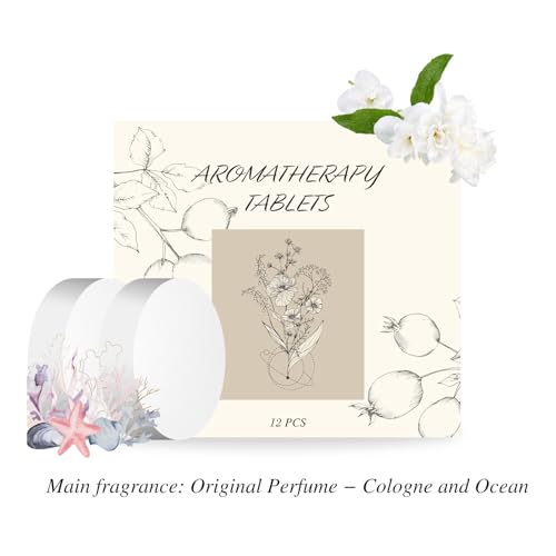 12Pcs Scented Tablets – Subtle Scent (Cologne + Ocean Scent) - color: Z Cologne + Ocean Scent