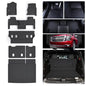 Floor Mats for Chevy Chevrolet Tahoe & GMC Yukon (Not XL) 2015-2020 & Trunk Mat & Backrest Mat TPE All Weather Protection Floor Liner & Cargo Liners Accessories (2015-20 Chevy Tahoe 7 Seats) - size: Chevrolet Tahoe 2015-2020 7 Seats Full Set Mat