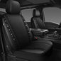 CAR PASS Memory Foam Mesh Bling Diamond Car Seat Cover 2 Front Seats Breathable Soft Sponge Universal Shining Glitter Sparkly Crystal Fit Armrest Automotive Truck SUV Cute Women Girl, Black Rhinestone - color: Black Mesh, size: Two Front Seats