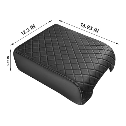 Center Console Cover Compatible with 2021 2022 2023 2024 2025 2026 Ford F150, Fully Covered Anti-Scratch Armrest Cover for car, Middle Interior Accessories (Bucket Seat Only) - size: 2021-2025 F150 Bucket Seat