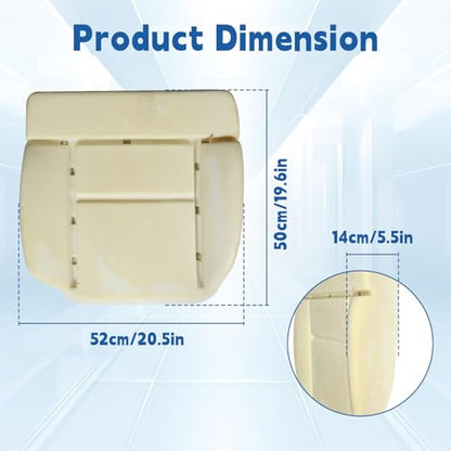 Silscvtt Front Driver Side Bottom Foam Seat Cushion Replacement for F150 2004-2008