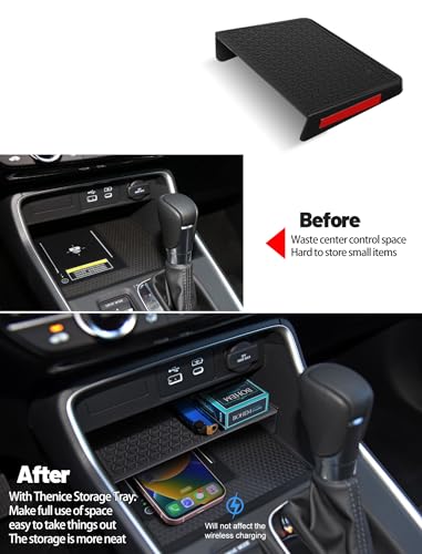 Center Console Organizer Armrest Box Tray Glovebox Hidden Storage Compartment Compatible with Honda CR-V 2023 2024 2025 2026 Accessories -3PCS
