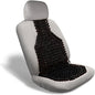 Beaded Seat Cushion Car Driver Seat Cover with Durable & Double Strung Natural Wood Beads- Cooling Comfort Ventilated Massaging Support Cushion for Auto Cars -1 Pack Black - color: 1 Pack Black