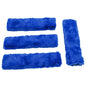4Pack Seatbelt Covers for Kids,Seat Belt Cushion Cover,Infant Baby Car Seat Neck Shoulder Strap Pads,Soft Newborn Carseat Stroller Straps Covers Accessories(Blue) - color: Blue
