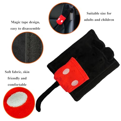 Seat Belt Cover Pad for Man, Cute Seatbelt Covers, Cute Cartoon Car Seat Belt Cover Pads, Car Seat Shoulder Strap Pads, Seatbelt Cushion, Car Seat Strap Covers for Boys Girls (MK) - color: MK