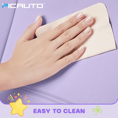 PIC AUTO Car Seat Covers, Cute Rabbit Premium Purple Leather Seat Covers, Universal Fit Front Seat Covers for Cars, Trucks, SUVs, Soft & Wear-Resistant Auto Interior Protection with Airbag-Compatible - color: Purple