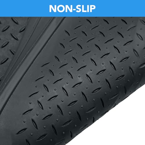 PIC AUTO Heavy Duty Cargo Liner, Trimmable All-Weather Rubber Trunk Mat for Cars, SUVs, Vans & Trucks, Anti-Slip Backing, Durable Protection, Large, Gray - color: Gray