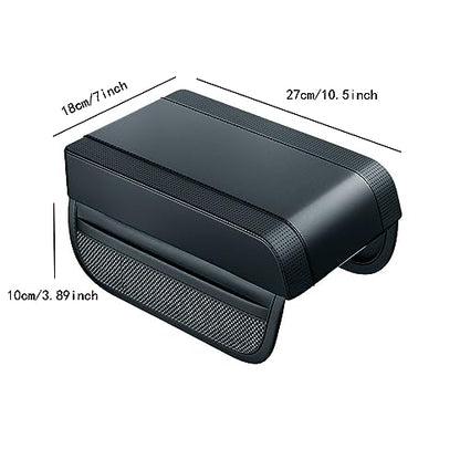 Car Console Covers Car Center Console Cushion Pad Leather Car Armrest Pad Armrest Cushion Pad Arm Rest Cover for Car Most Vehicle, SUV, Truck