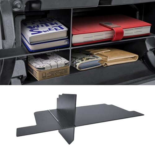Glove Box Organizer Divider Compatible with Toyota 4Runner 2025 2026 Interior Accessories - Custom Fit ABS Insert Glove Box Compartment Tray for SR5/TRD Sport/TRD Off-Road/Limited and More