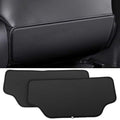 2Pcs Leather Car Seat Back Protectors Kids Kick Mats Waterproof Backseat Covers for Sienna 2021-2025,2026Interior Accessories (Black)