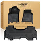LASFIT Floor Mats for Ram 1500 Quad Cab 2025 2026 Bucket Seat(Not for Bench Seating), All Weather TPE Custom Fit Car Mats Floor Liners 1st & 2nd Row, Black - style: 2) 1500 | 2025-2026 |Quad Cab Floor Mats