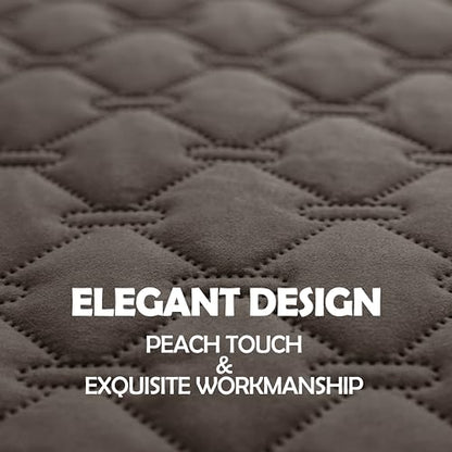 gogobunny 100% Double Sided Waterproof Dog Blanket Soft Pet Bed Cover Reversible Protect Furniture Couch Sofa Car for Puppy Cat Kids (Dark Walnut/Light Walnut, 30x30 Inch (Pack of 1)) - color: Dark Walnut/Light Walnut, size: 30x30 Inch (Pack of 1)