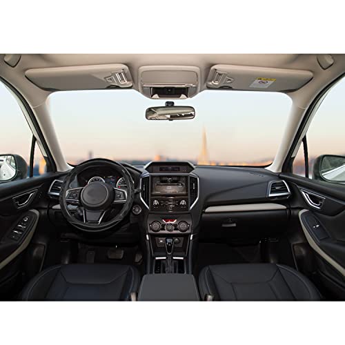 GIANT PANDA Steering Wheel Cover for Subaru Forester, Car Steering Wheel Cover for Subaru Outback and Crosstrek - Black - color: Black