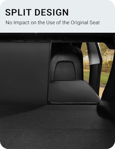 BASENOR 2017-2023 Tesla Model 3 Second Row Seats Back Cover All Weather Rear Seat Back Cover Backrest Protector Winter Seat Protector Pet Mat Pack of 2 (Not Suitable for 2024-2026 Model 3) - size: 2017-2023 Model 3