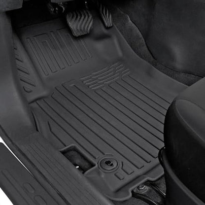 Floor Mats for Nissan Versa 2020-2025, All Weather Floor Mats Trunk Cargo Liner and Door Sill Guards Accessories, Full Coverage Set - size: For Nissan Versa | 2020-2025