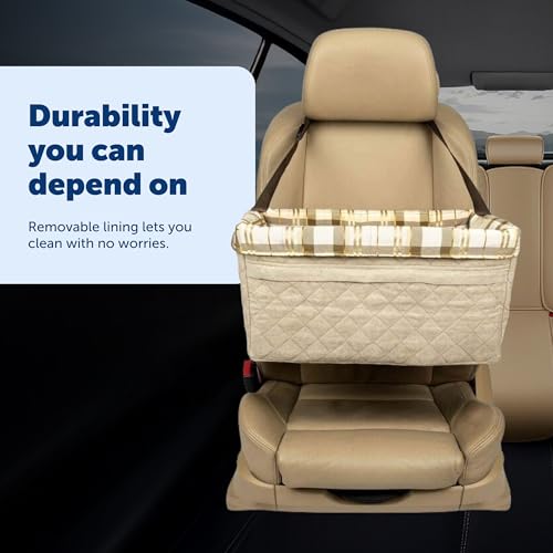PetSafe Happy Ride Deluxe Hammock Seat Cover Durable Machine Washable Fits Most Cars, Trucks and SUVs Backseat Protection for Pet Paws, Scratches and Dog Hair
