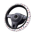 4th of July American Flag Steering Wheel Covers Universal 15 Inch Non Slip Neoprene Car Steering Wheel Protector Covers for Men Women - color: Black6