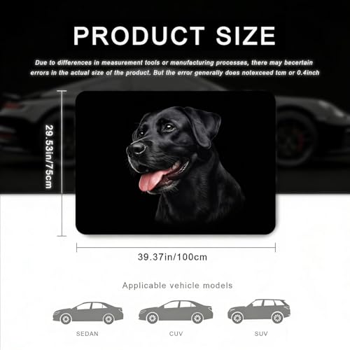 Car Trunk Mat - Universal Size 29" x 39", Leopard Print Pattern Cargo Liner, Car Accessory for SUVs/Sedan/Wagons, Durable Protective Mat, Trunk Liner for Families/Travel Enthusiasts - style: PET