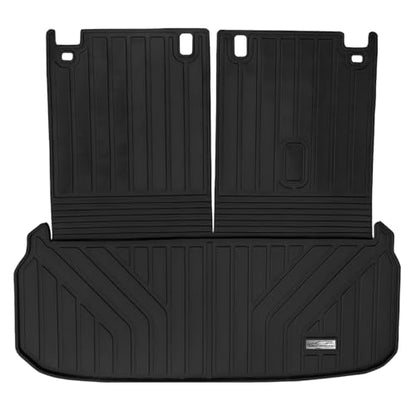 All Weather Cargo Liner for 2013-2020 Nissan Pathfinder / 2013 Infiniti JX35 / 2014-2020 Infiniti QX60 with Backrest Protection,TPE Car Trunk Mat Accessories - size: 2013-2020 Pathfinder/2013 JX35/2014-2020 QX60