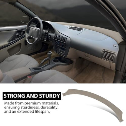 Dash Cover Dashboard Panel Compatible with Chevy Cavalier 1995-2005 Beige