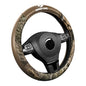 Mossy Oak Camo Steering Wheel Cover, Durable Grip Car Steering Cover, Universal Fit 14.5"–15.5" - Made with Premium Beige PVC Leather and Cotton Fabric, Anti-Slip - Official Licensed Product - color: Beige
