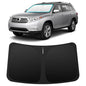 INSAUTO Custom Fit Windshield Sun Shade Accessories for Toyota Highlander 2008-2013, Foldable Front Window Sunshade, UV & Heat Reflector, Keeps Interior Cool, Includes Storage Bag - size: for 2008-2013 Toyota Highlander